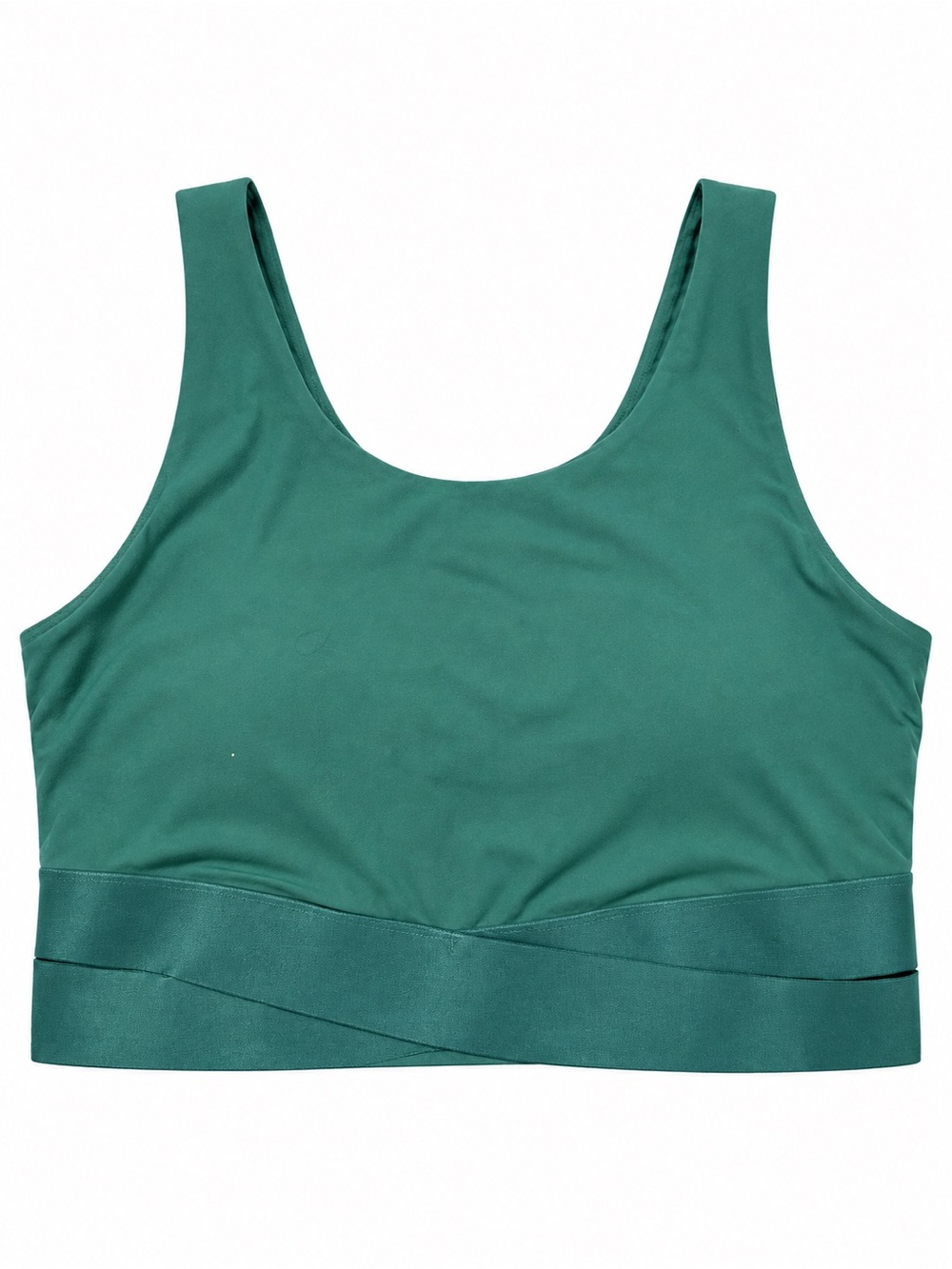 JoyLab Scoop Sports Bra in Teal Green